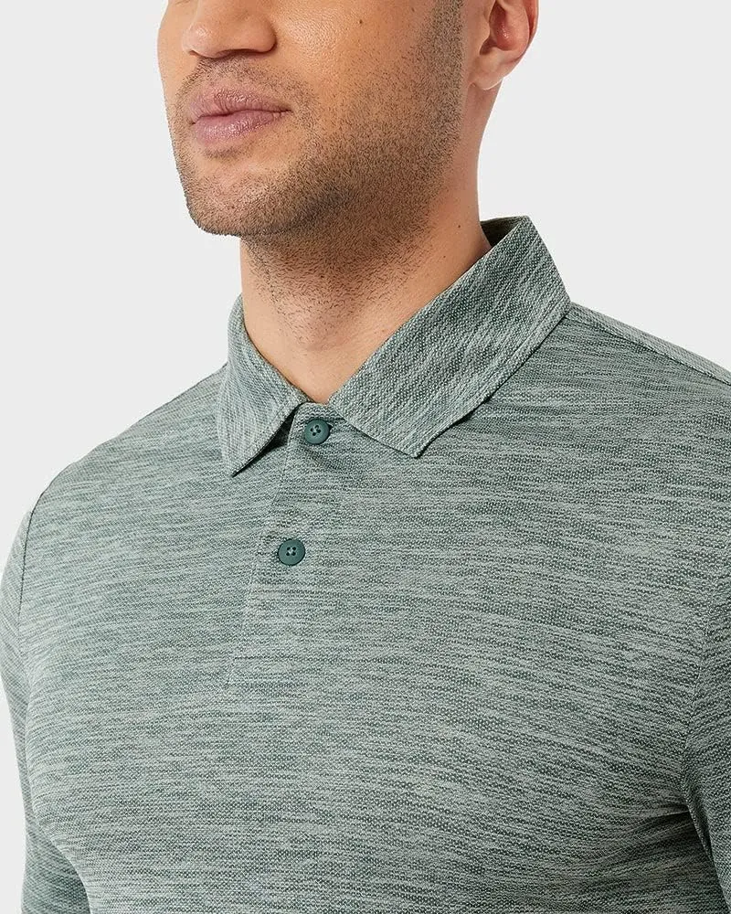 32 Degrees Mens Ultra-Sonic Polo | Slim Fit | Breathable | Moisture Wicking | Anti-Odor | Golf