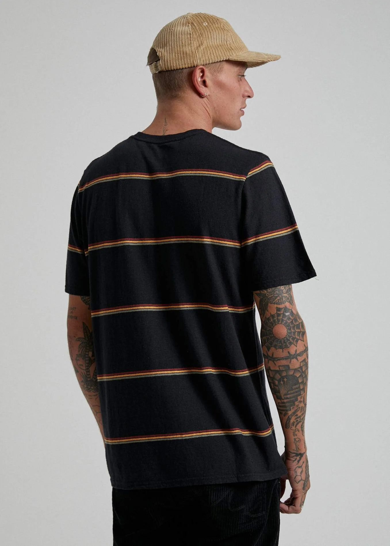 Afends Mens Marley - Hemp Standard Fit Tee - Black