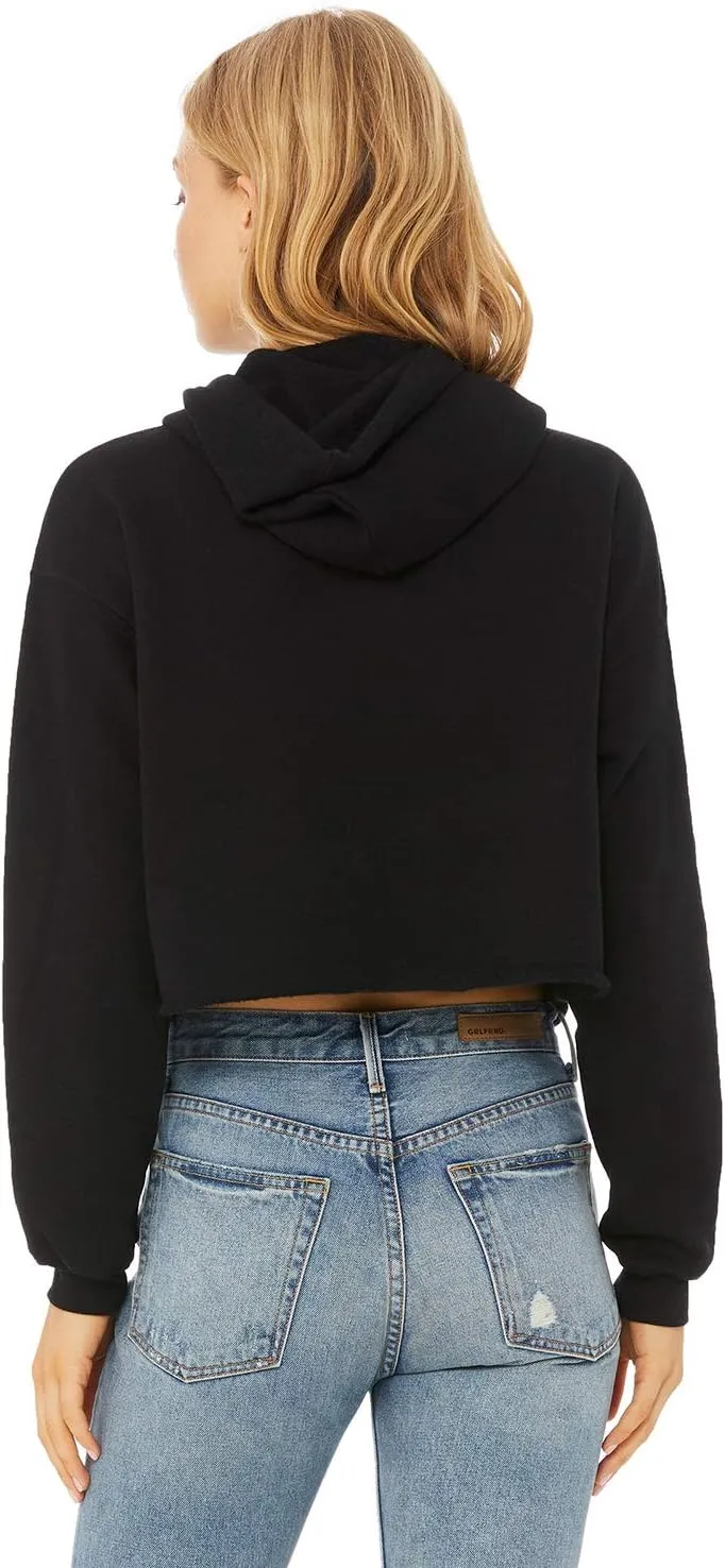 Bella Canvas B7502 Ladies Cropped Fleece Hoodie