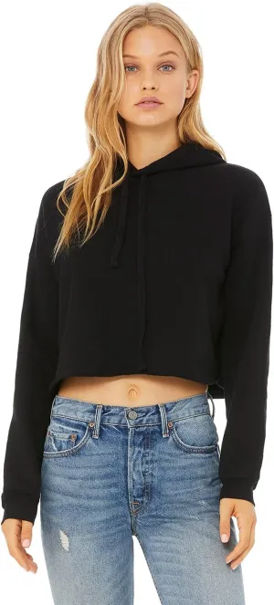 Bella Canvas B7502 Ladies Cropped Fleece Hoodie