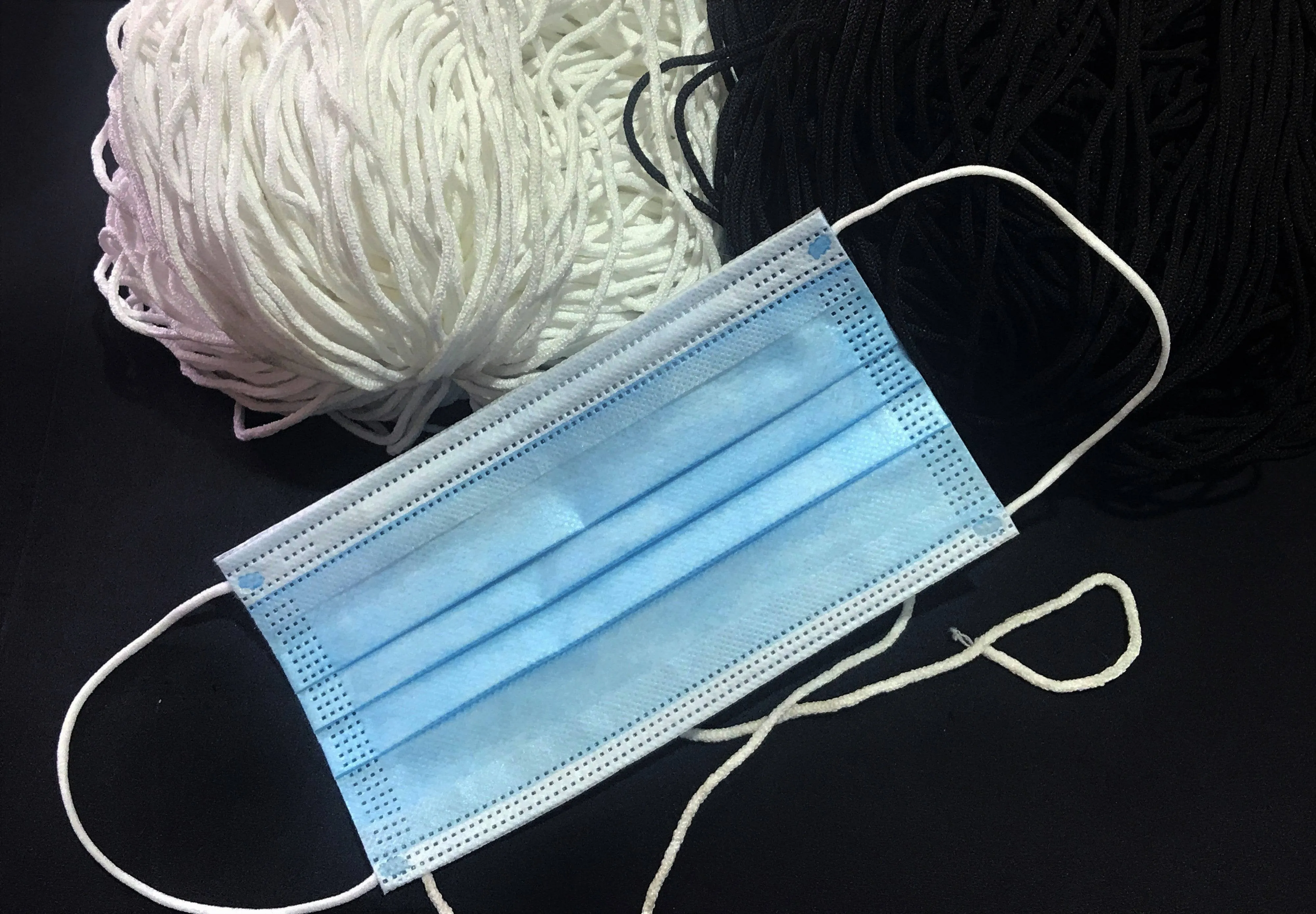Facemask Round Cord Elastic - Soft & Stretchy