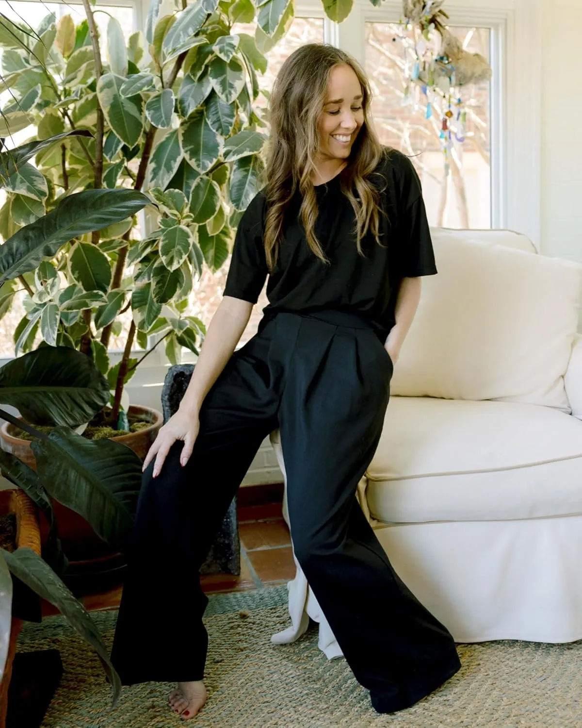 G4Free ShiftReady Wide Leg Dress Yoga Pants for Women with Pockets Stretch Work Pants Business Casual Petite/Regular/Tall