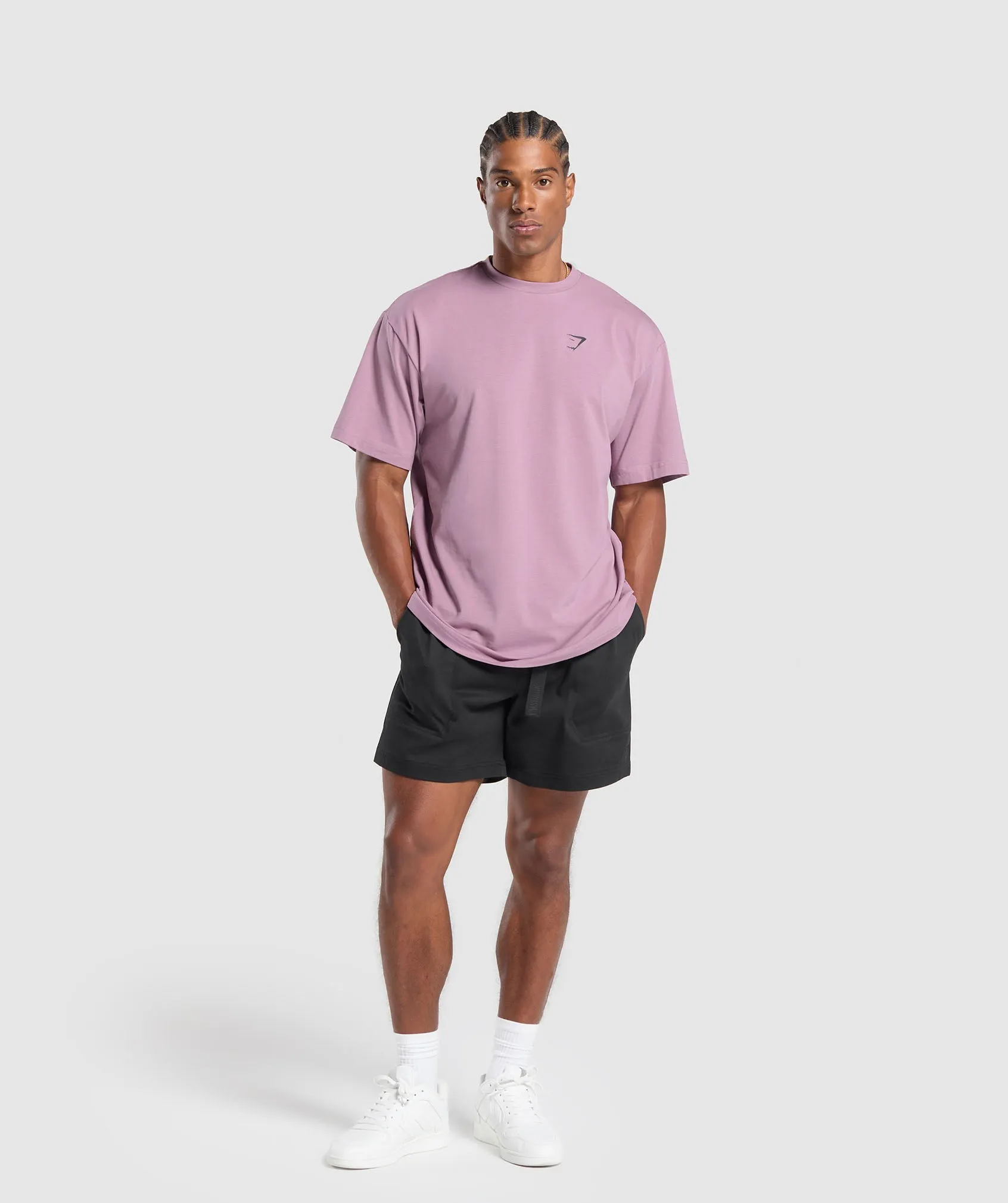 Gymshark Essential Oversized T-Shirt - Soft Purple