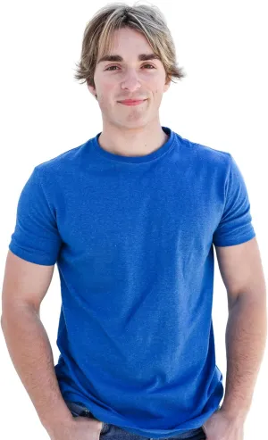 Hemp & Tortoise Men's Hemp T-Shirt  Soft, Durable & Eco-Friendly  55% Hemp, 45% Organic Cotton  Breathable & Long-Lasting