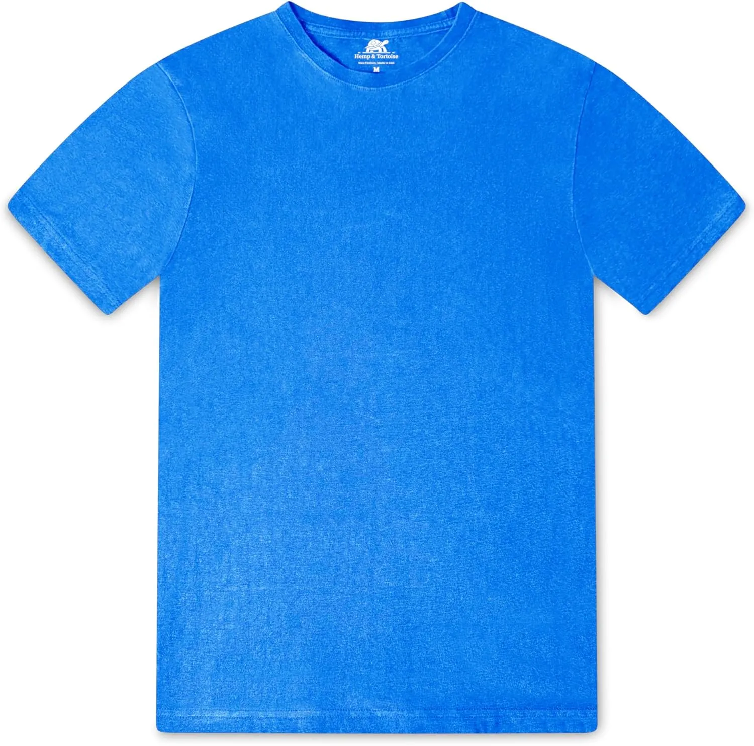 Hemp & Tortoise Men's Hemp T-Shirt  Soft, Durable & Eco-Friendly  55% Hemp, 45% Organic Cotton  Breathable & Long-Lasting