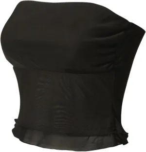 MixMatchy Women's Strapless Tube Tops Stretchy Sleeveless Sexy Summer Bandeau Crop Tank