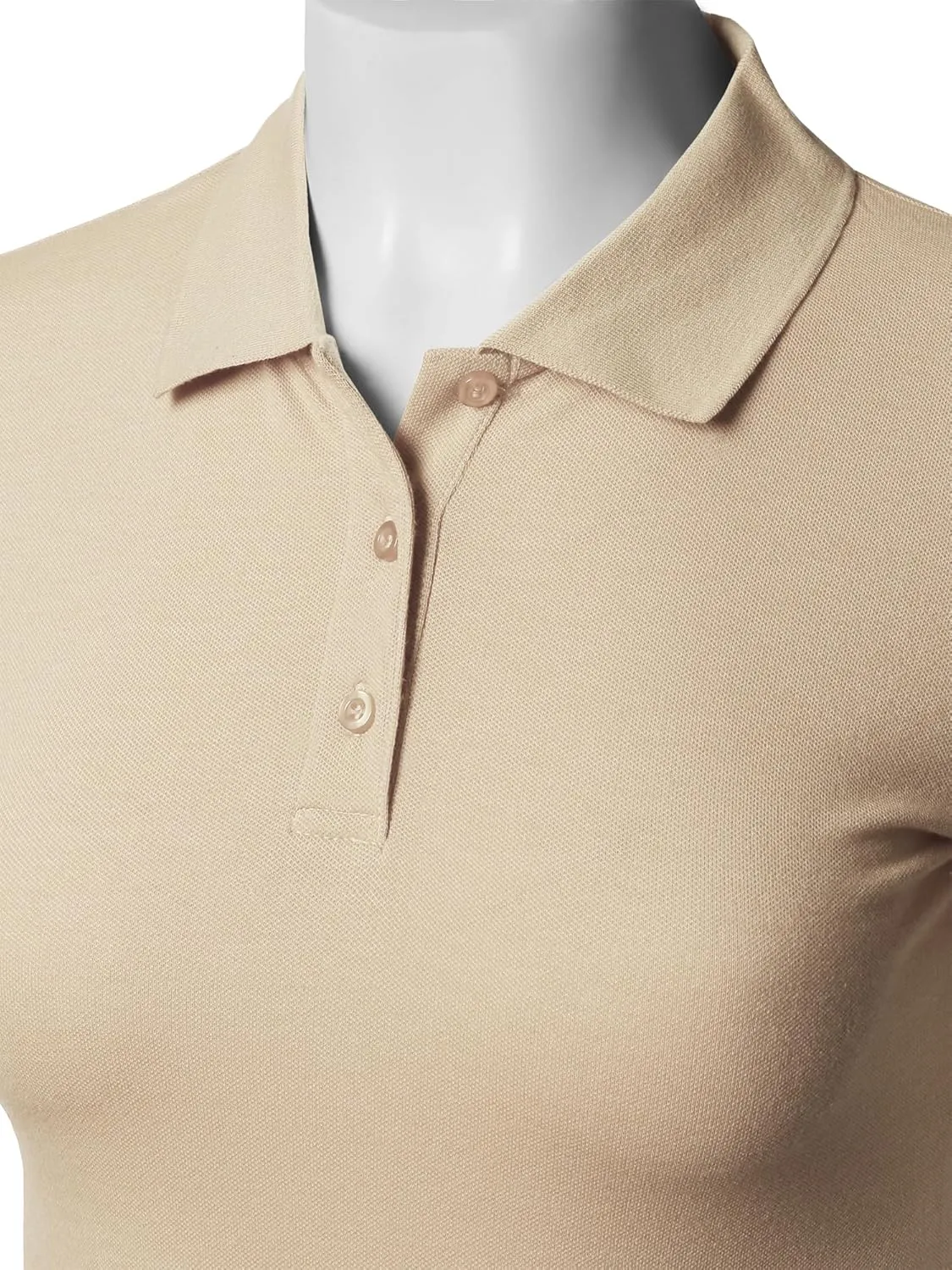 STARJJ Womens Slim Fit Golf Short Sleeve Breathable Pique Polo Shirt