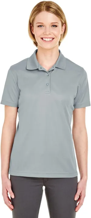 UltraClub Ladies' Cool & Dry Mesh Piqu Polo M SILVER
