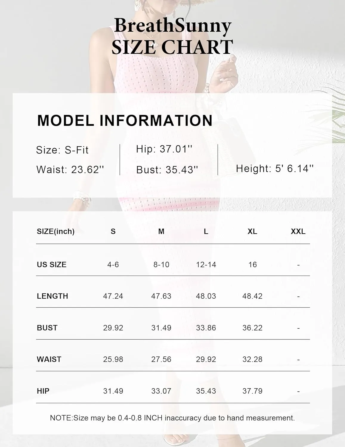 Womens Sexy Crochet Sheer Midi Dress Hollow Out U Neck Backless Color Block Striped Sleeveless Beach Coverup 2024